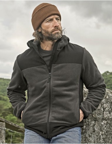 TEE-9124-Mountain Hooded Fleece